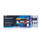Renaissance Artist Quality Watercolour Tube Set of 12 x 12ml | Watercolour Paint Set for Artists & Beginners