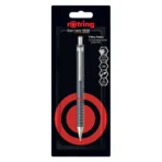 Rotring Tikky Retro Mechanical Pencil 0.5mm – Grey | 2B Lead & Built-In Eraser