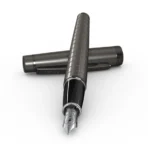 Scrikss Honour 38 Medium Nib Fountain Pen Carbon Gray | Premium Fountain Pen for Writing & Gifting