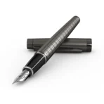 Scrikss Honour 38 Medium Nib Fountain Pen Carbon Gray | Premium Fountain Pen for Writing & Gifting