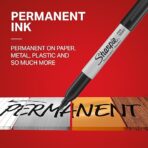Sharpie Permanent Markers 6 Pack Assorted Sizes – Ultra Fine, Fine & Chisel Tip Black Ink