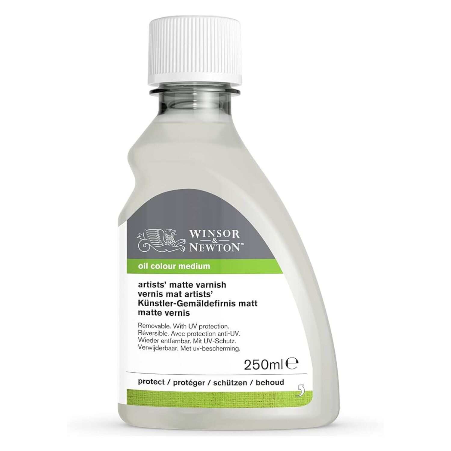 W&N Matte Varnish Winsor & Newton Oil Colour Mediums Artists's Matte Varnish – UV Resistant Oil Painting Varnish - Image 1