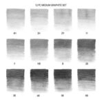 Winsor & Newton Studio Collection Medium Graphite Pencils 12pc | Drawing Pencils for Sketching & Shading