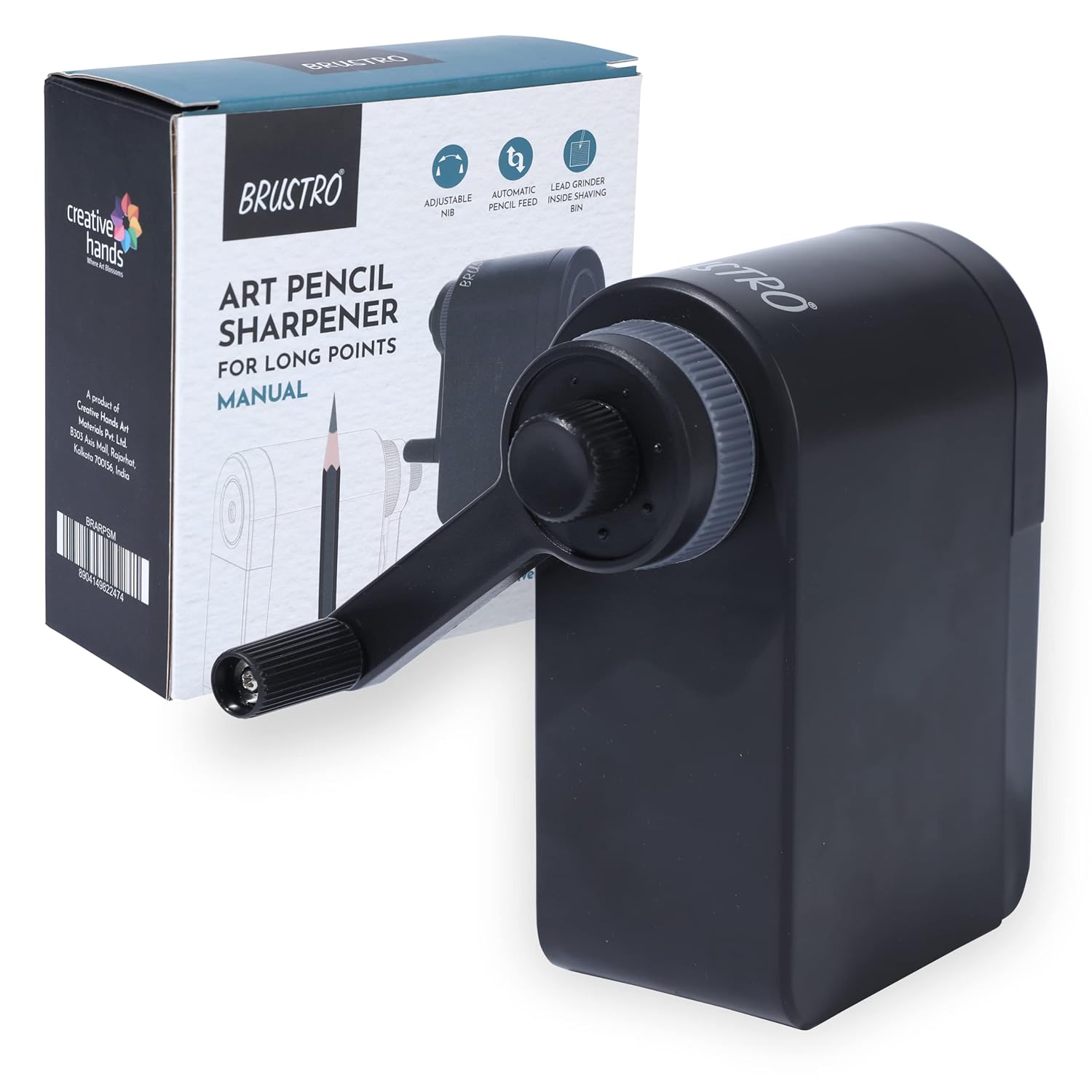71xUmLohiHL._SL1500_ Brustro Art Pencil Sharpener for long points manual - Image 1