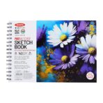 Anupam Pro Sketcher Drawing Book with Butter Paper  A4 Size Spiral-Bound Sketchpad 140 GSM