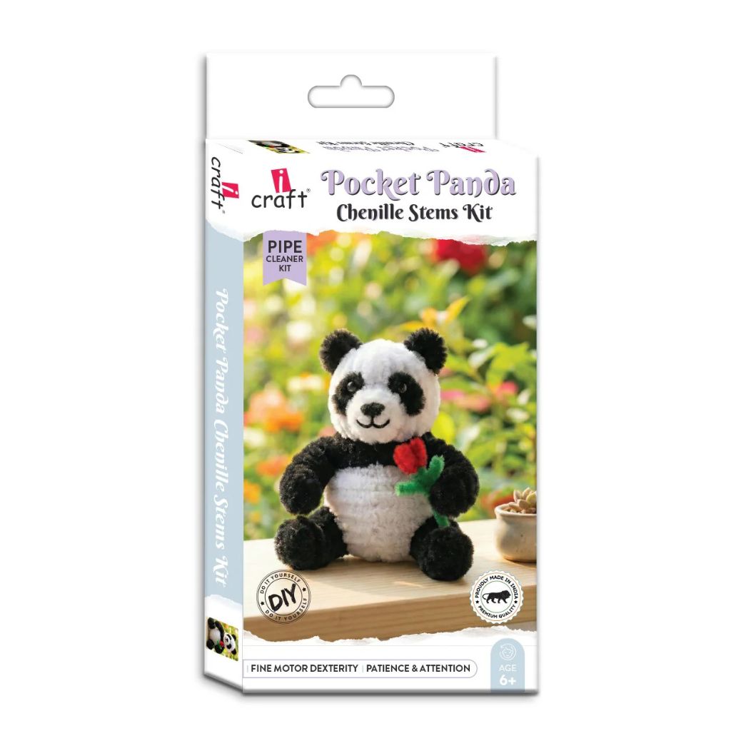 Icraft PP1 Icraft Pocket Panda Chenille Stems Kit - Image 1