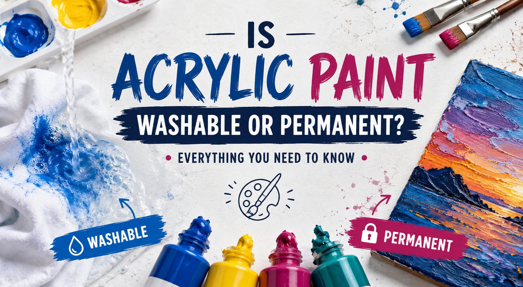 Acrylic Paint Washable or Permanent