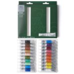 Winsor and Newton Winton oil colour access set with 20 tubes of 12ml artist oil paints for canvas painting