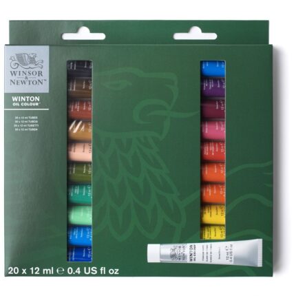 Winsor & Newton Winton Oil Colour Access Set 20 Tubes of 12 ML