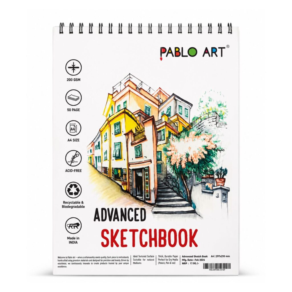 Pablo Art Advanced Sketchbook A4 Spiral Binding