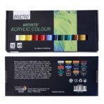 BRUSTRO Artists Acrylic Colour Paint Set of 12 x 40ml Color Tubes