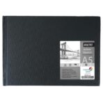 BRUSTRO Artists Sketch Book Stitched Bound A5 Size, Landscape, 156 Pages, 90 GSM