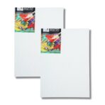 Brustro Artists' Canvas Board Medium Grain 12 X16(Pack of 2)