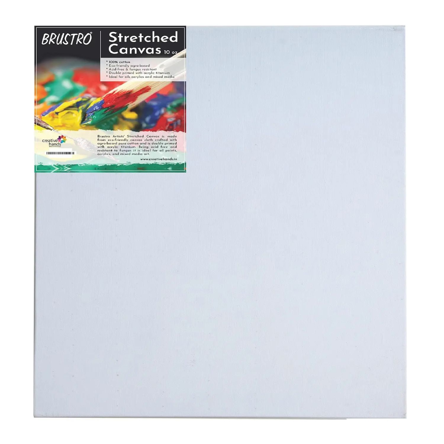 Brustro SC2 Brustro Artists Stretched Cotton Canvas 12X12 inches - Image 1