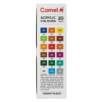 camel acrylic colour 20shades 15ml