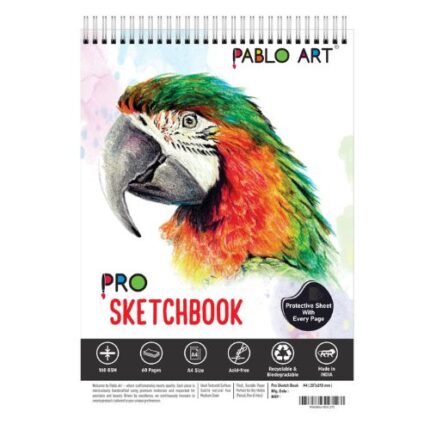 Pablo Art Pro Sketchbook A4 Size Protective Sheet with every Page