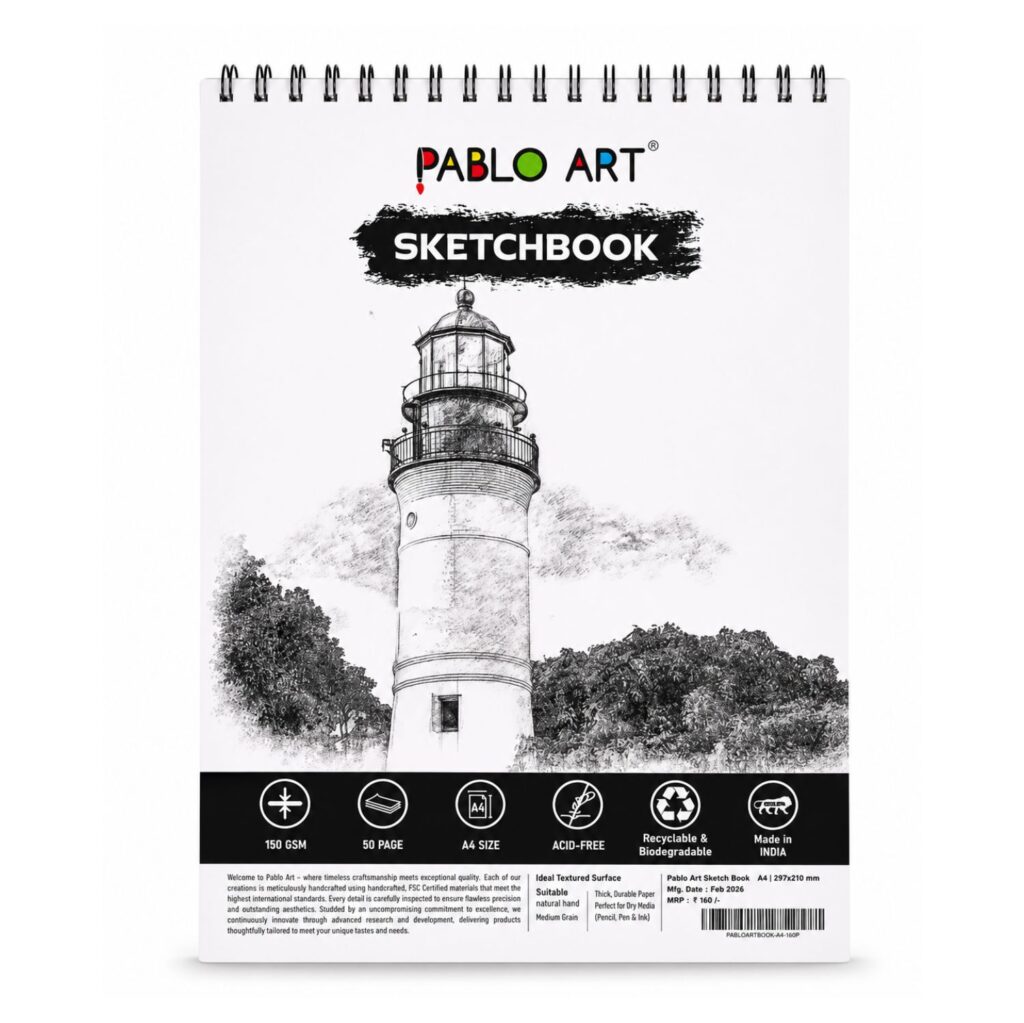Pablo Art Sketchbook A4 Spiral Binding