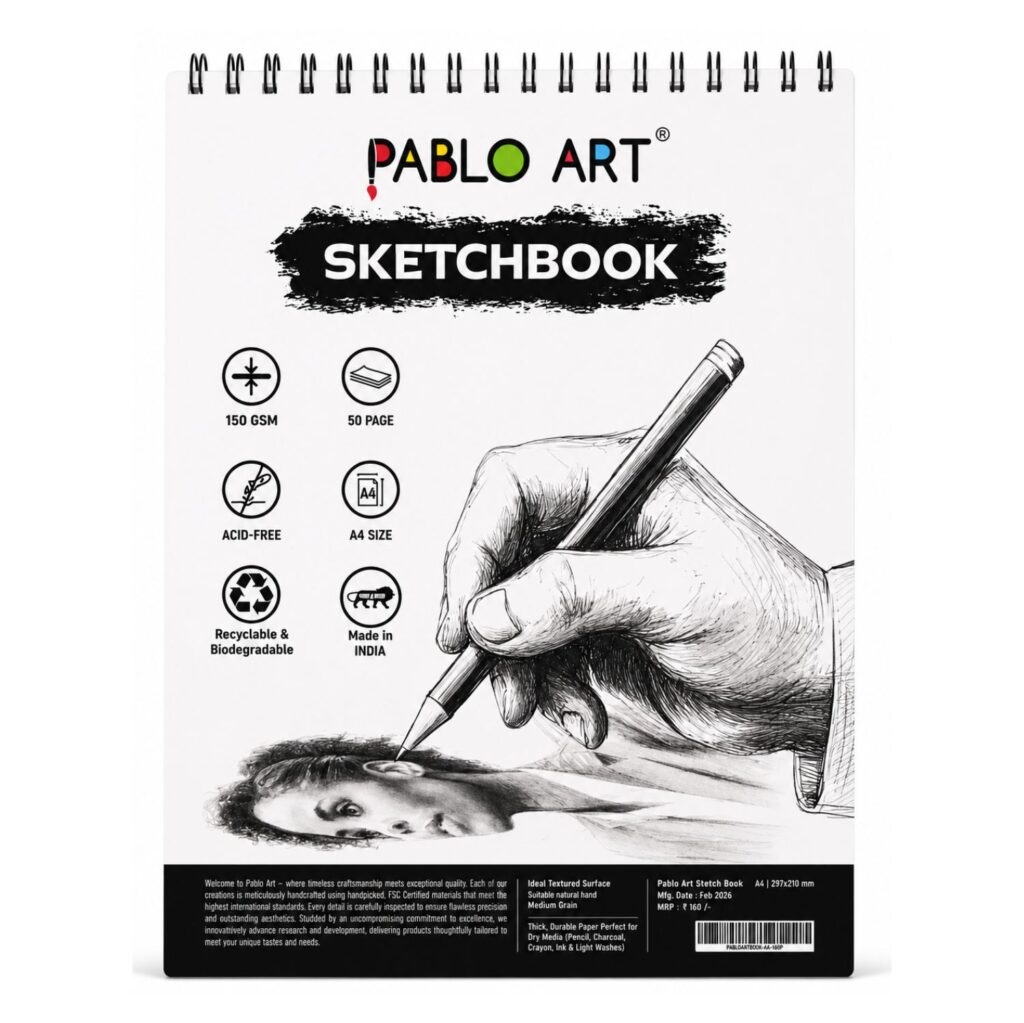 Pablo Art Sketchbook A4 Size 150 GSM