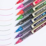 Uniball Eye UB157 0.7 mm Roller Ball Pens, Multicolour Ink, Pack of 8 - Image 4